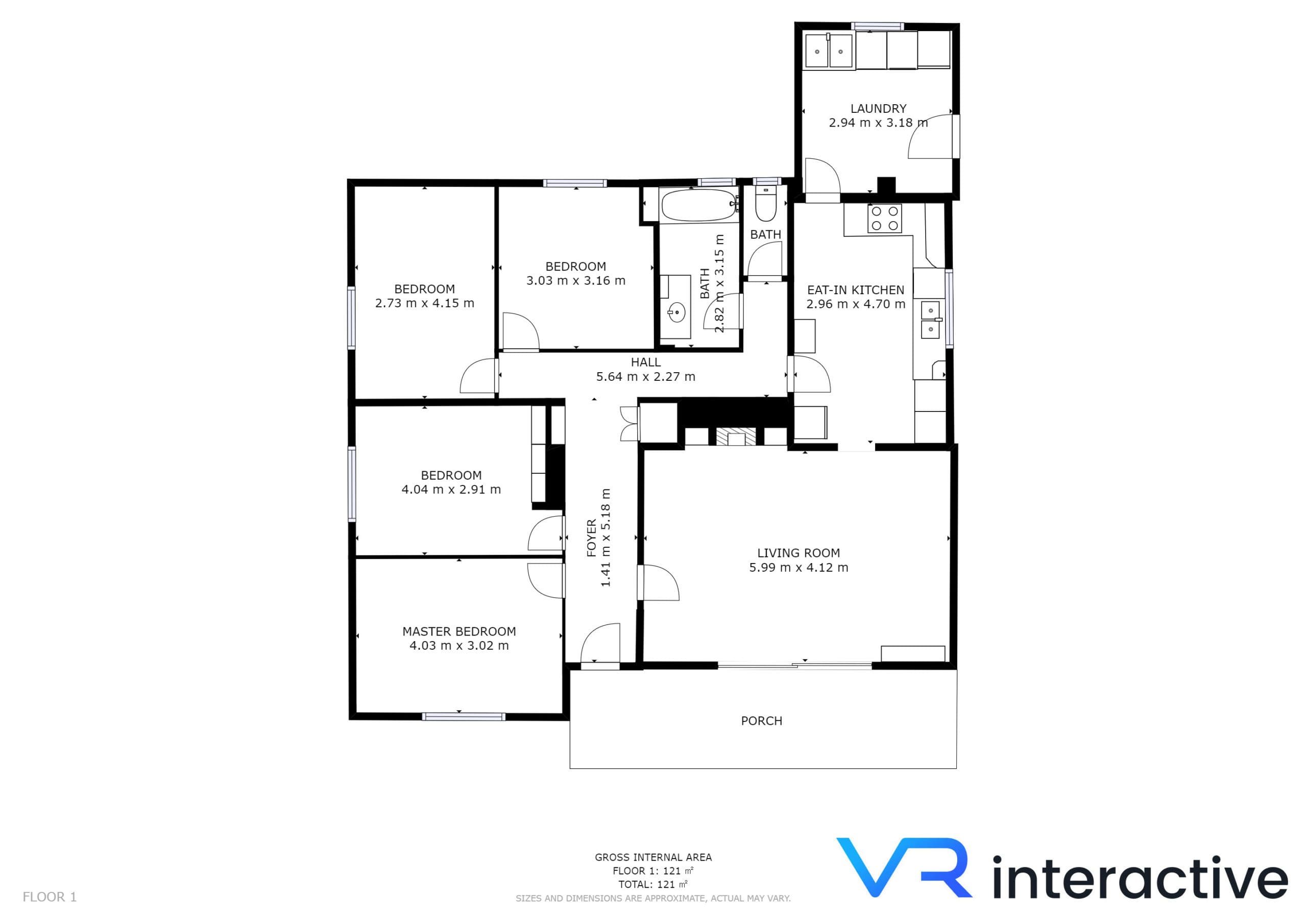 Plan schématic au sol 2d scaled – Les visites virtuelles 3D immobilier