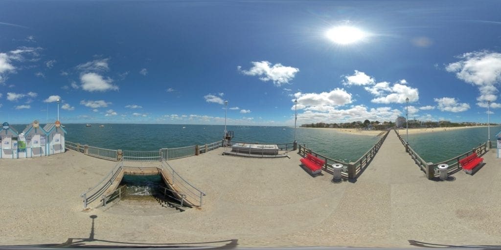 Jetée Eyrac Equirectangulaire – Les jetées d'Arcachon en mode panoramique