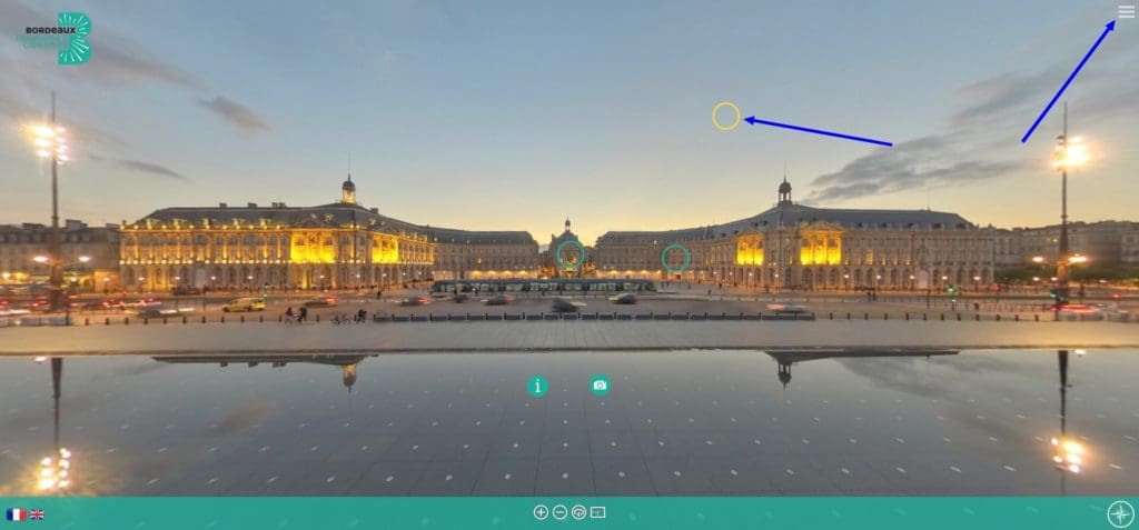Visite virtuelle enrichie via des hotspots