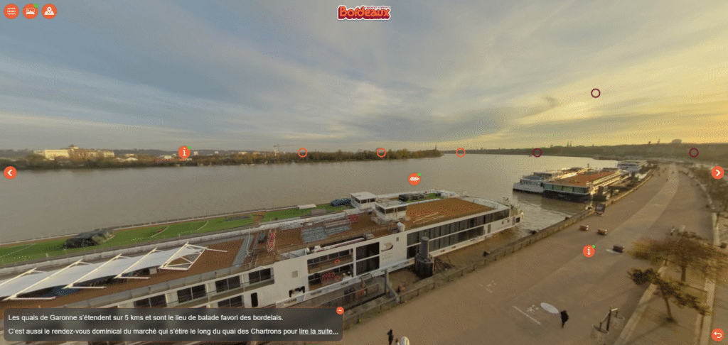 Visite virtuelle quai de bordeaux