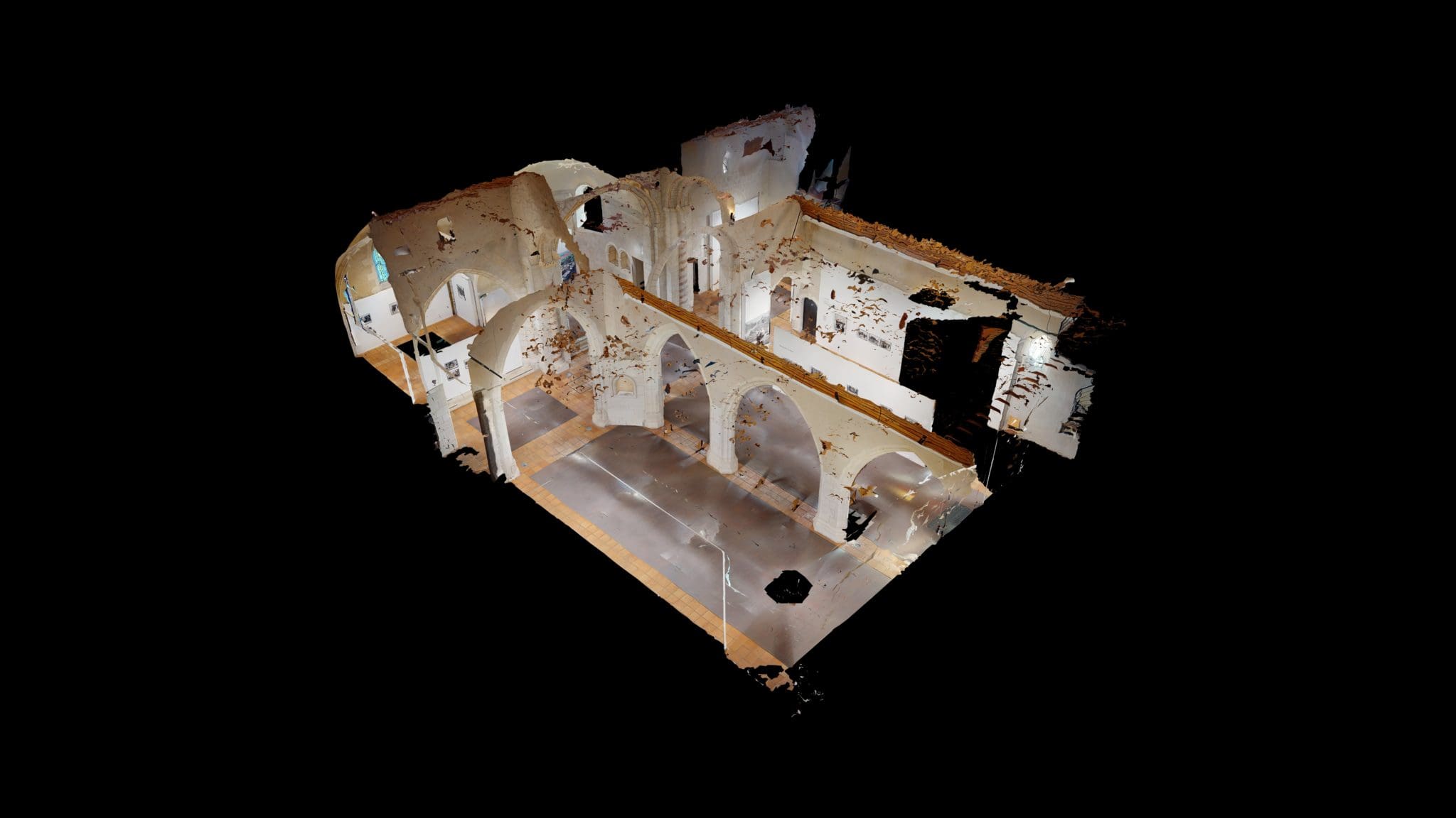 Vue 3D Eglise Mérignac