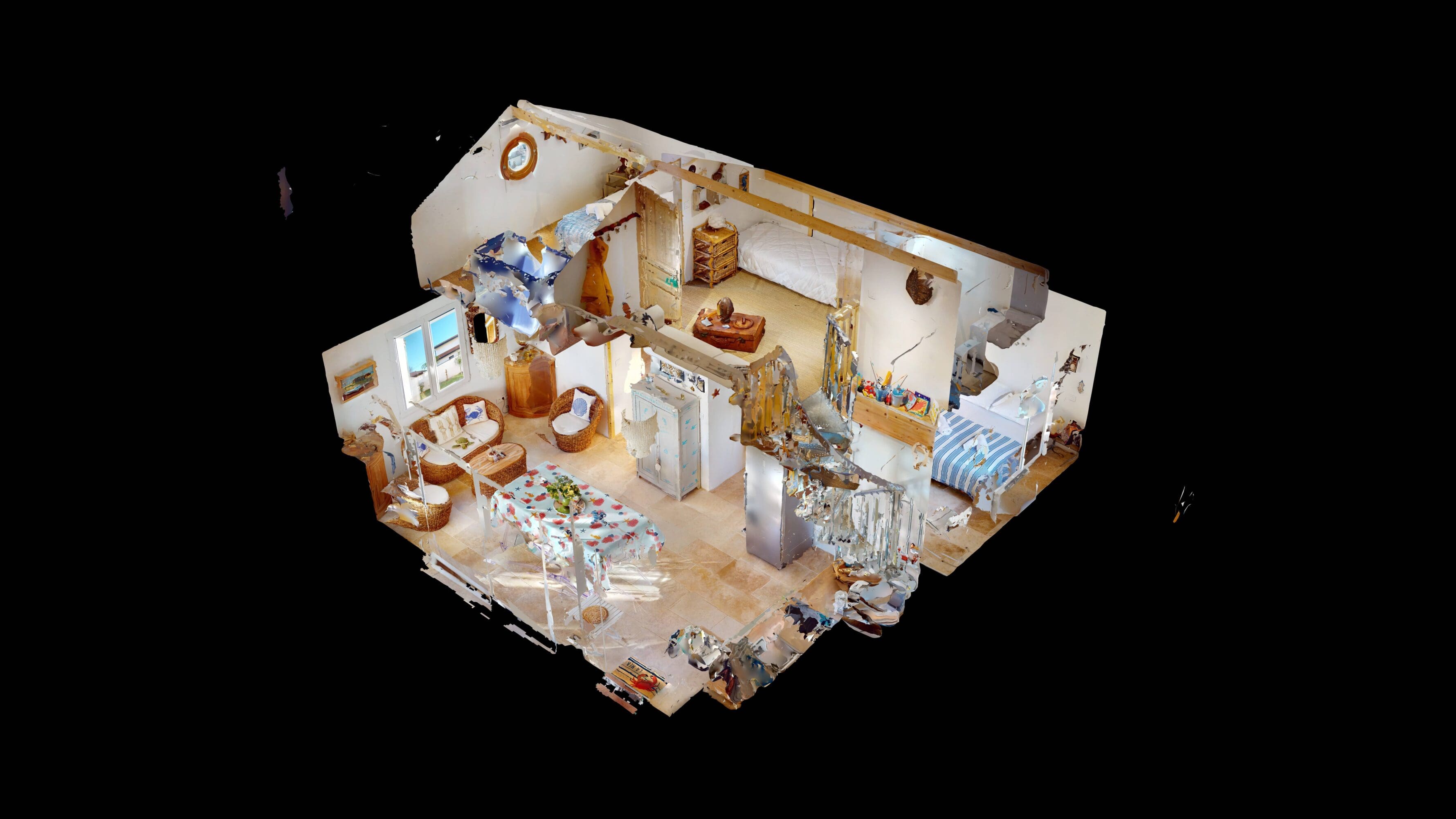 Vue Dollhouse pour une annonce immobilière