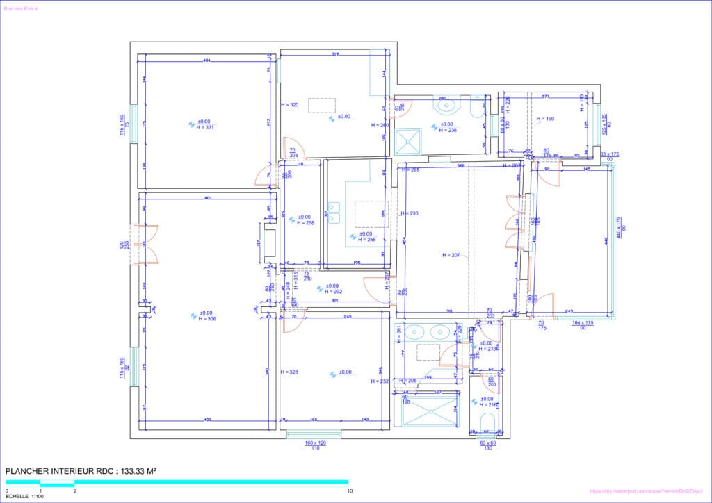 plan 2D Matterport