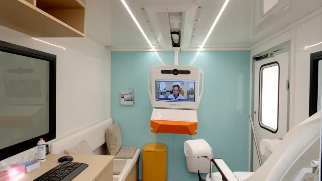 visite virtuelle d'un espace médical