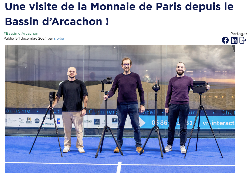 Article TVBA - Monnaie de Paris