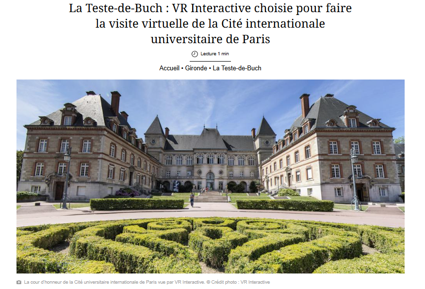 Cite U Sud Ouest VR – Presses & Média