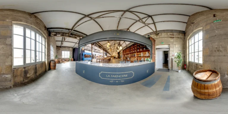 Panorama 360 de La Fabrique – La Faïencerie Bordeaux