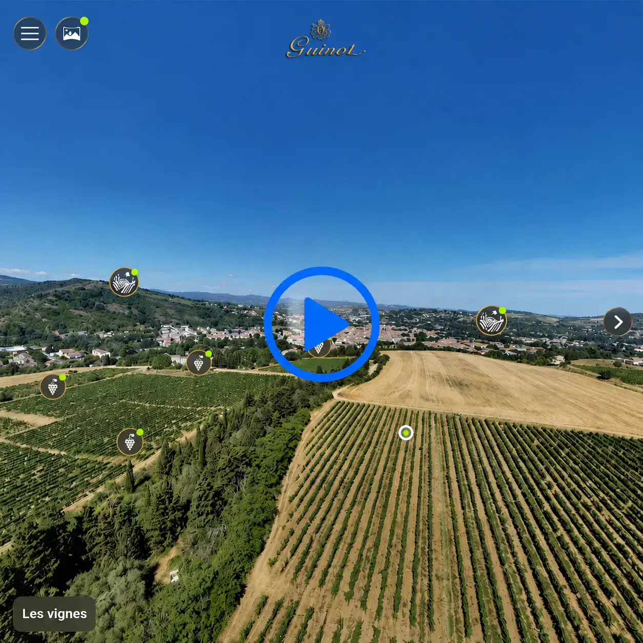 Visite Virtuelle Château - Maison Guinot “Bulles & Lumières”